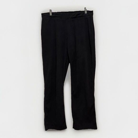Columbia Women Pull‎ On Fleece Sweatpants Size Large Black - Picture 1 of 5